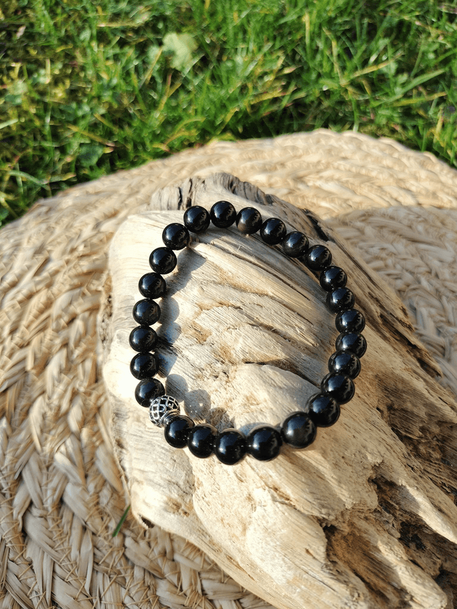 Bracelet homme d'obsidienne oeil céleste