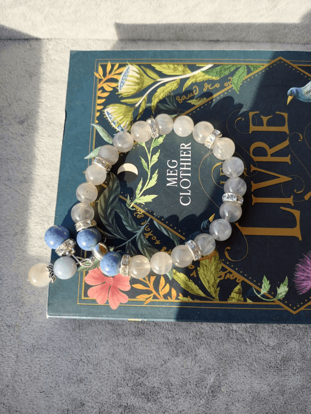 bracelet duo Labradorite claire