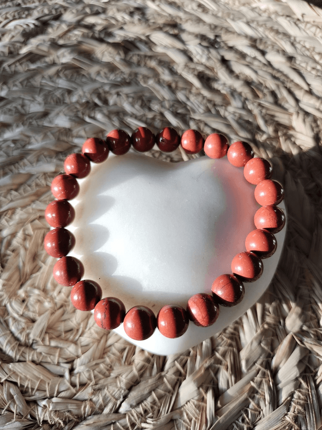 Bracelet Jaspe rouge 